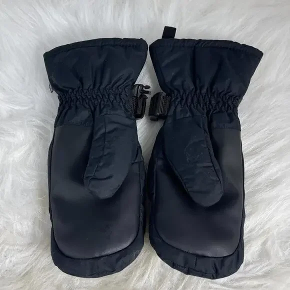 Columbia Black Youth SX Warm Mittens Waterproof Excellent Pre Owned Cond - Picture 3 of 8